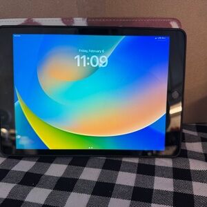 Apple Tablet with Black Frame